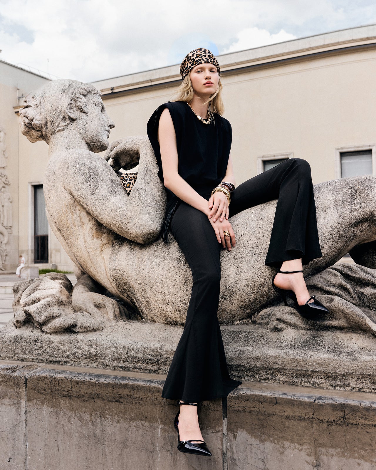 Pantalon Seventys - Charbon - Image 9