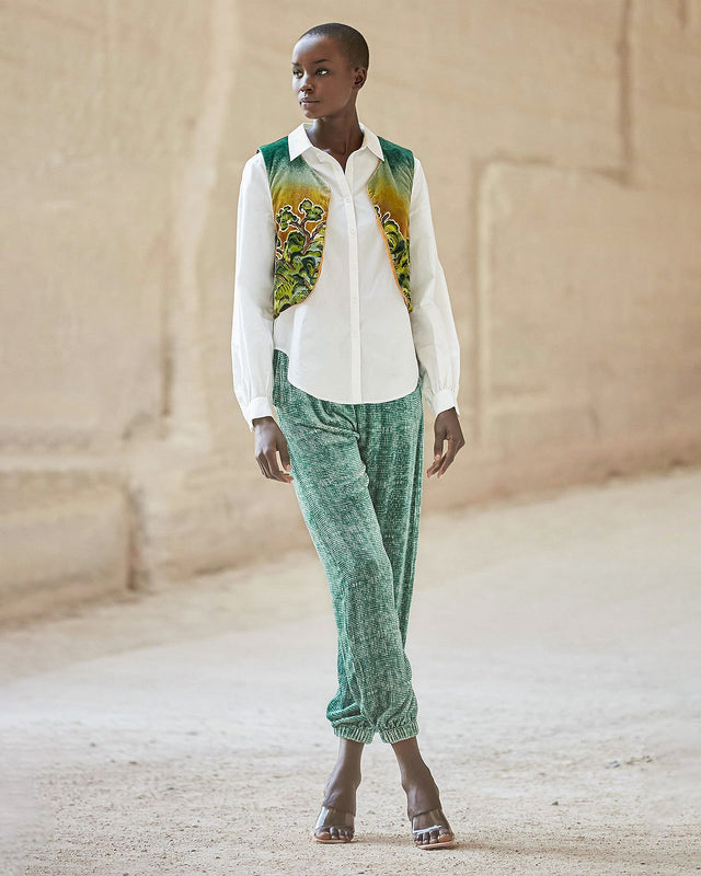 Veste Betula  Imprimé vert | Mes Demoiselles Paris - Image 2