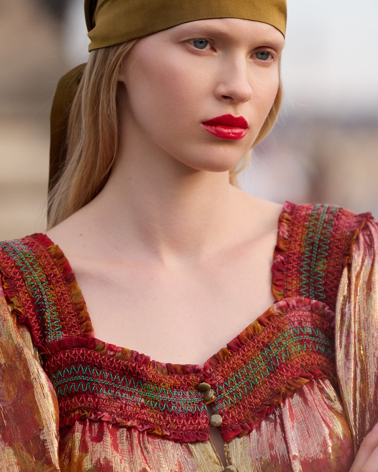 Wiwi Blouse - Red - Image 4